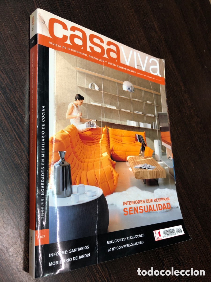 Coleccionismo de revistas y peri&oacute;dicos: Revista de interiorismo y decoraci&oacute;n CASA VIVA 107