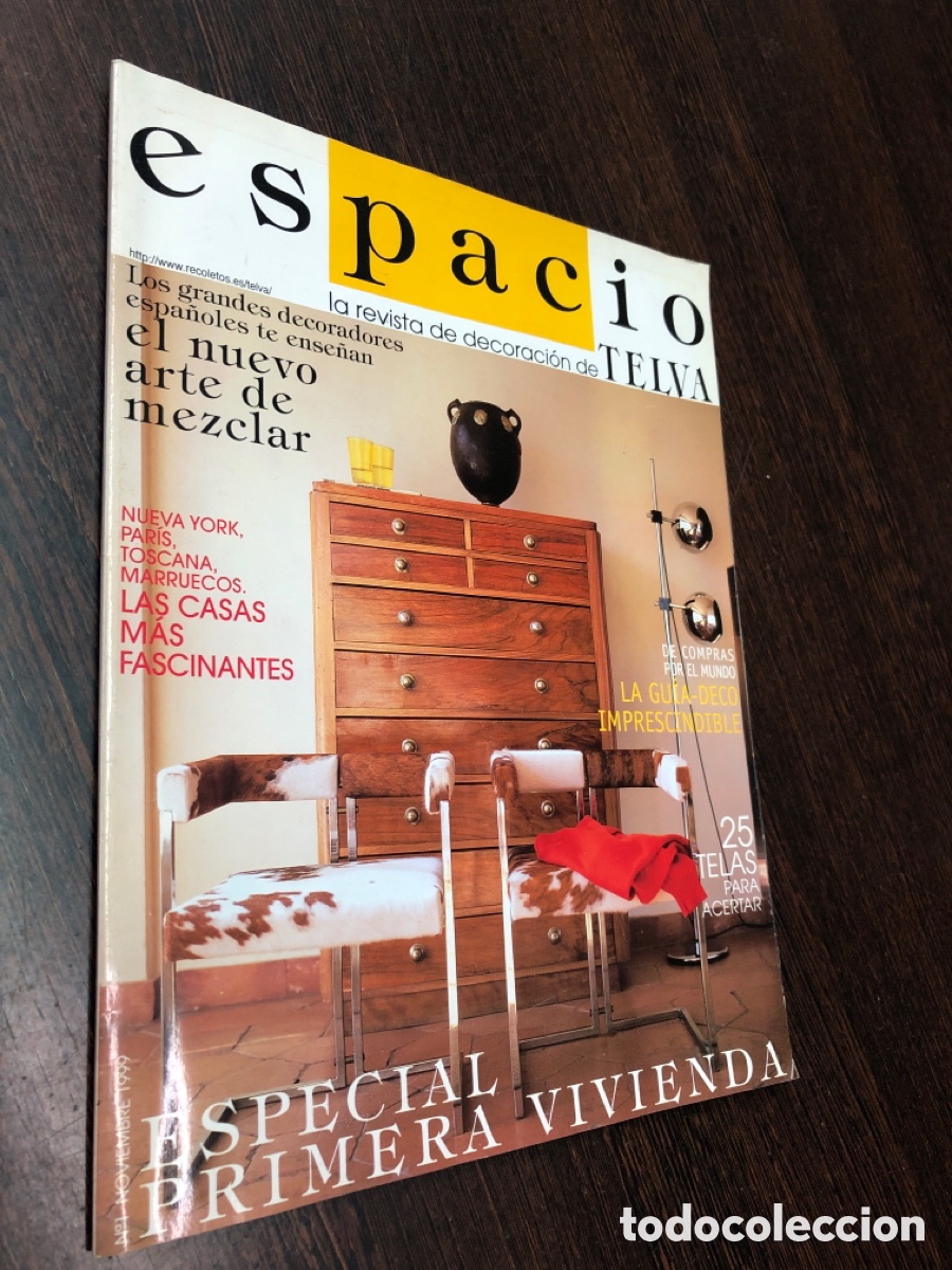 Coleccionismo de revistas y peri&oacute;dicos: Revista de interiorismo y decoraci&oacute;n de Telva ESPACIO