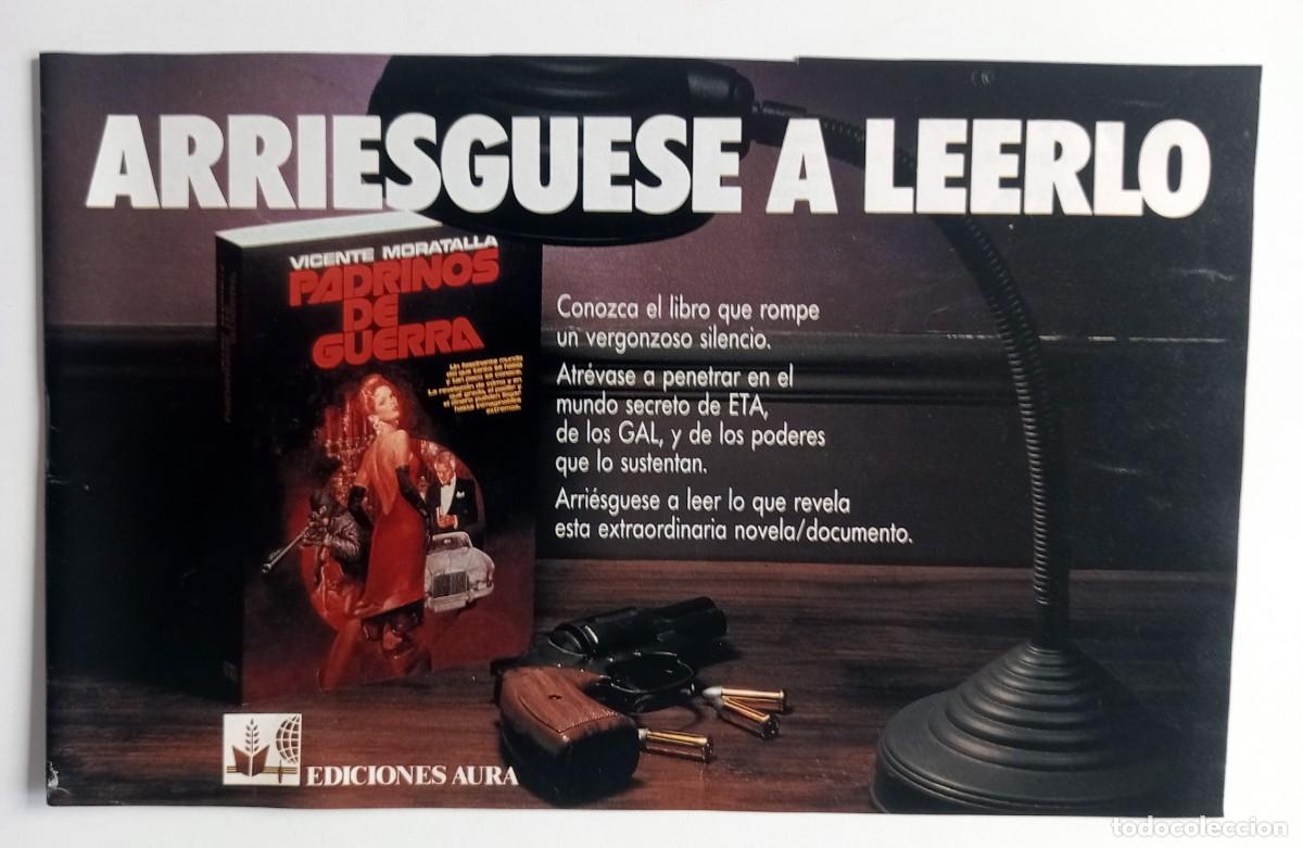 Coleccionismo de revistas y peri&oacute;dicos: COLECCIONISMO PAPEL PUBLICIDAD: NOVELA VICENTE MORATALLA: PADRINOS DE GUERRA