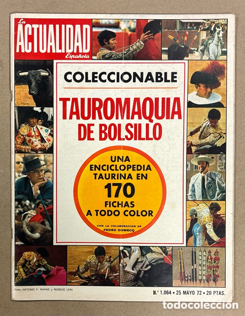 Coleccionismo de revistas y peri&oacute;dicos: LA ACTUALIDAD ESPA&Ntilde;OLA N&deg; 1064 (1972). JOAN MANUEL SERRAT,?URTAIN FRAZIER, JOS&Eacute; MANUEL FUENTE