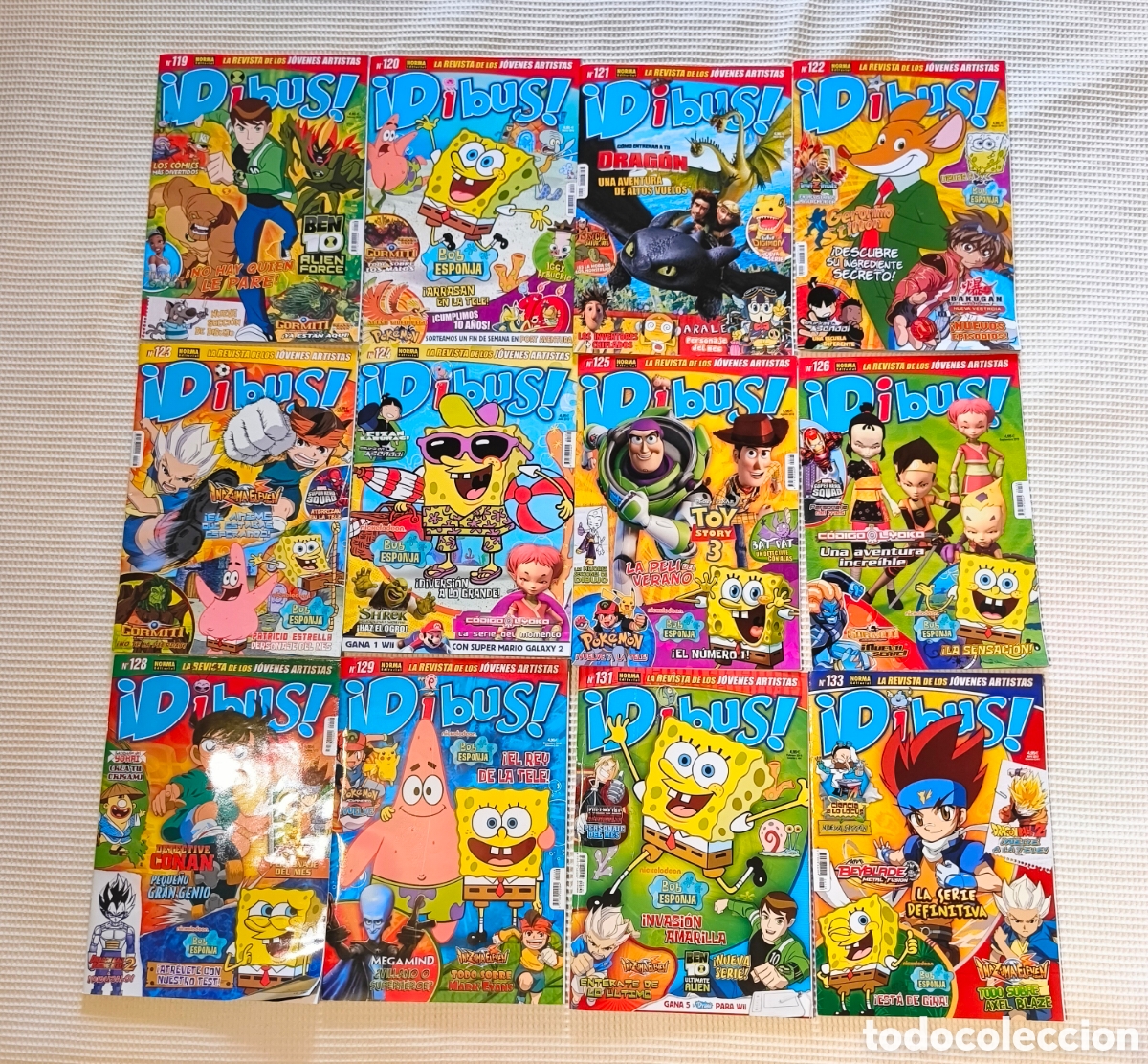 Coleccionismo de revistas y peri&oacute;dicos: &iexcl;Dibus! Lote 12 revistas: 119-126, 128, 129, 131 y 133