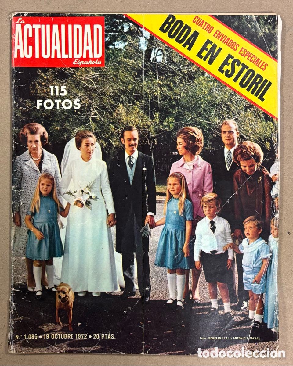 Coleccionismo de revistas y peri&oacute;dicos: LA ACTUALIDAD ESPA&Ntilde;OLA N&deg; 1085 (1972). BODA INFANTA MARGARITA, LOLA FLORES,?JOHN WAYNE, ALASKA
