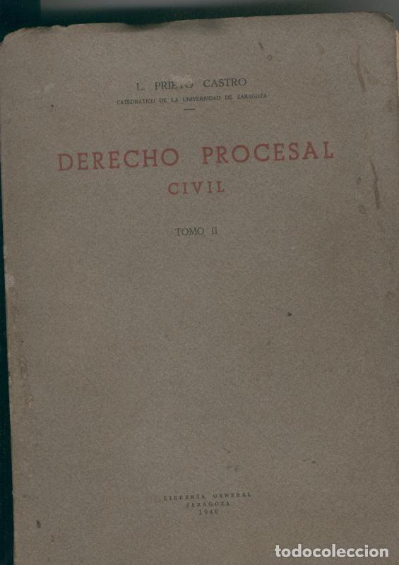 Coleccionismo de revistas y peri&oacute;dicos: Derecho civil procesal. Tomo II - Leonardo Prieto Castro