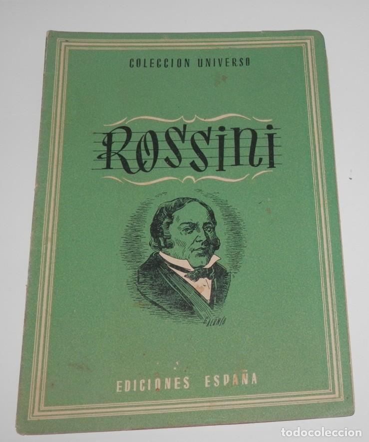 Coleccionismo de revistas y peri&oacute;dicos: REVISTA COLECCION UNIVERSO DE LAS EDICIONES ESPA&Ntilde;A - ROSSINI