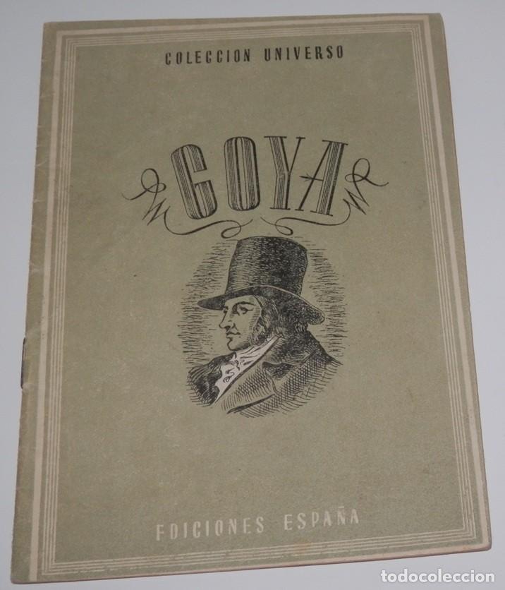 Coleccionismo de revistas y peri&oacute;dicos: REVISTA COLECCION UNIVERSO DE LAS EDICIONES ESPA&Ntilde;A -GOYA