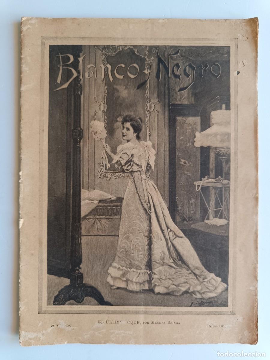 Coleccionismo de revistas y peri&oacute;dicos: REVISTA BLANCO Y NEGRO - MADRID 6 DE MARZO DE 1897 - NUMERO 305
