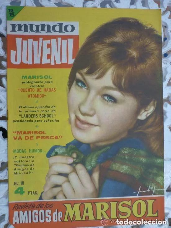 Coleccionismo de revistas y peri&oacute;dicos: MUNDO JUVENIL N 10 REVISTA DE LOS AMIGOS DE MARISOL - ABRIL 1963 -LEER DETALLES
