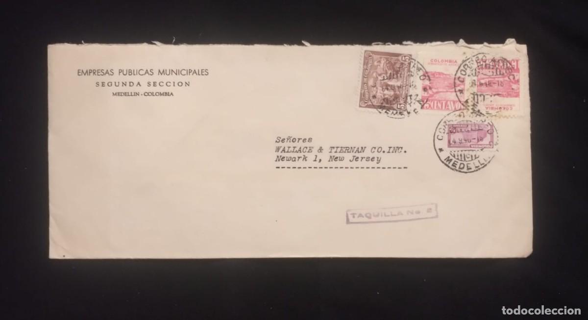 Coleccionismo de revistas y peri&oacute;dicos: TS) 1948 COLOMBIA, AIRMAIL, WITH THE COMMUNICATIONS PALACE IN BOGOTA, AGRICULTURE AND THE BEAUTIFUL