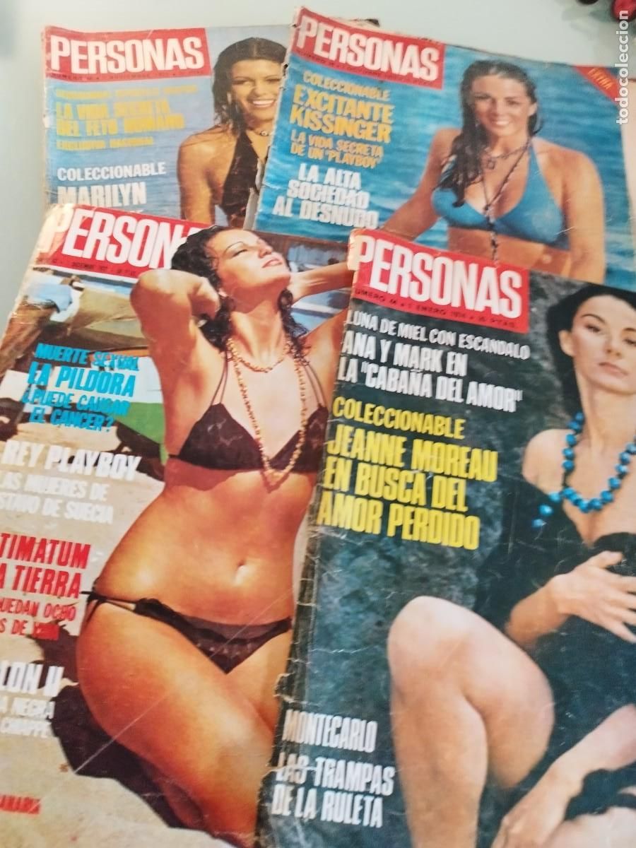 Coleccionismo de revistas y peri&oacute;dicos: Lote de 3 revista personas y una portada suelta.