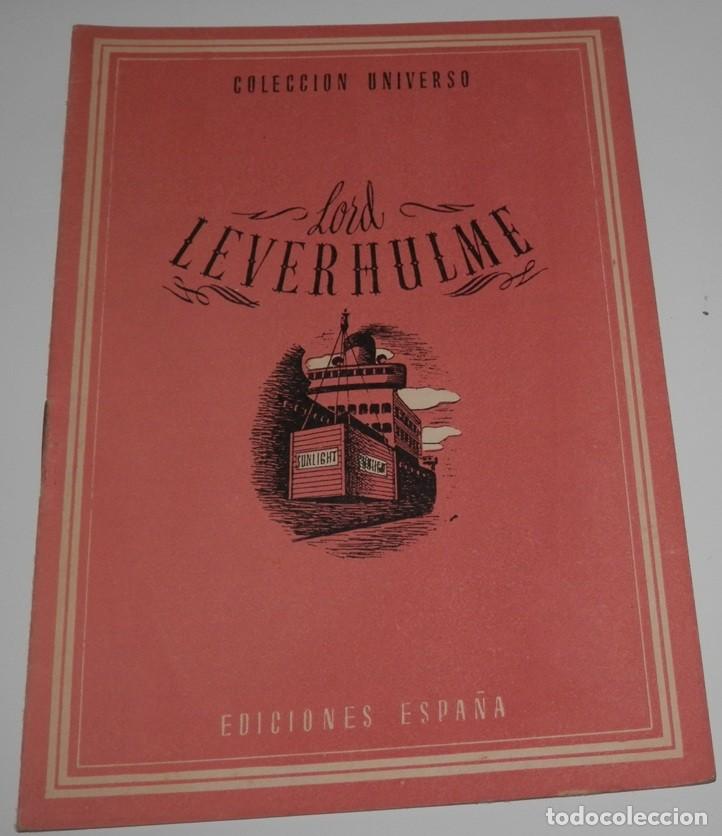 Coleccionismo de revistas y peri&oacute;dicos: REVISTA COLECCION UNIVERSO DE LAS EDICIONES ESPA&Ntilde;A - LEVERHULME
