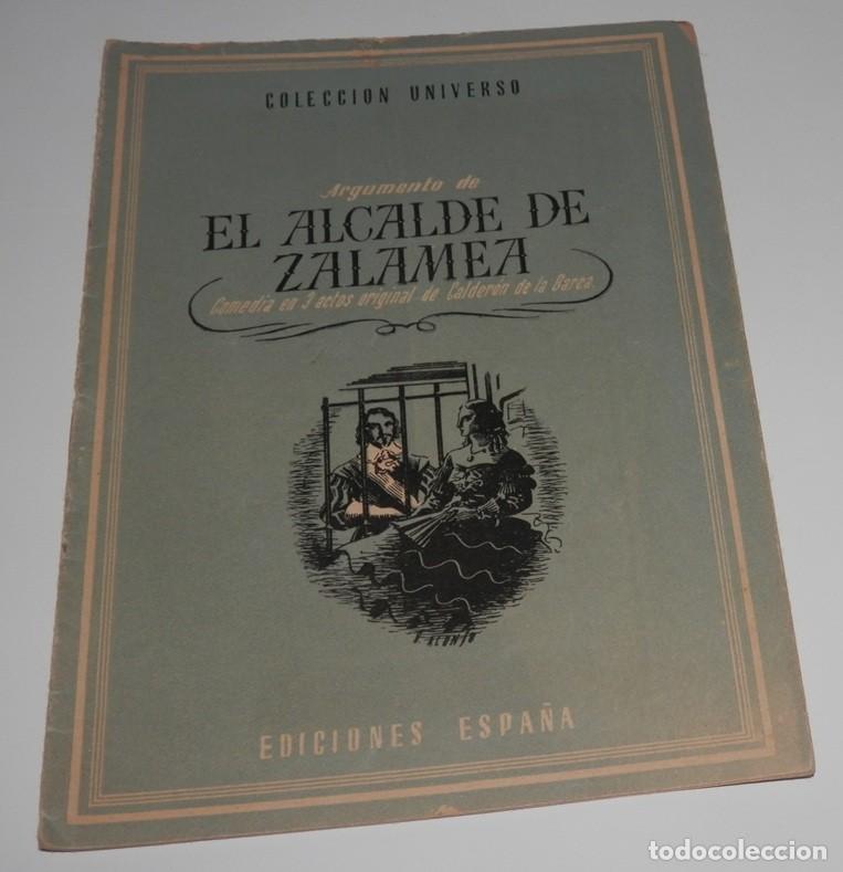 Coleccionismo de revistas y peri&oacute;dicos: REVISTA COLECCION UNIVERSO DE LAS EDICIONES ESPA&Ntilde;A - EL ALCAIDE DE ZALAMEA