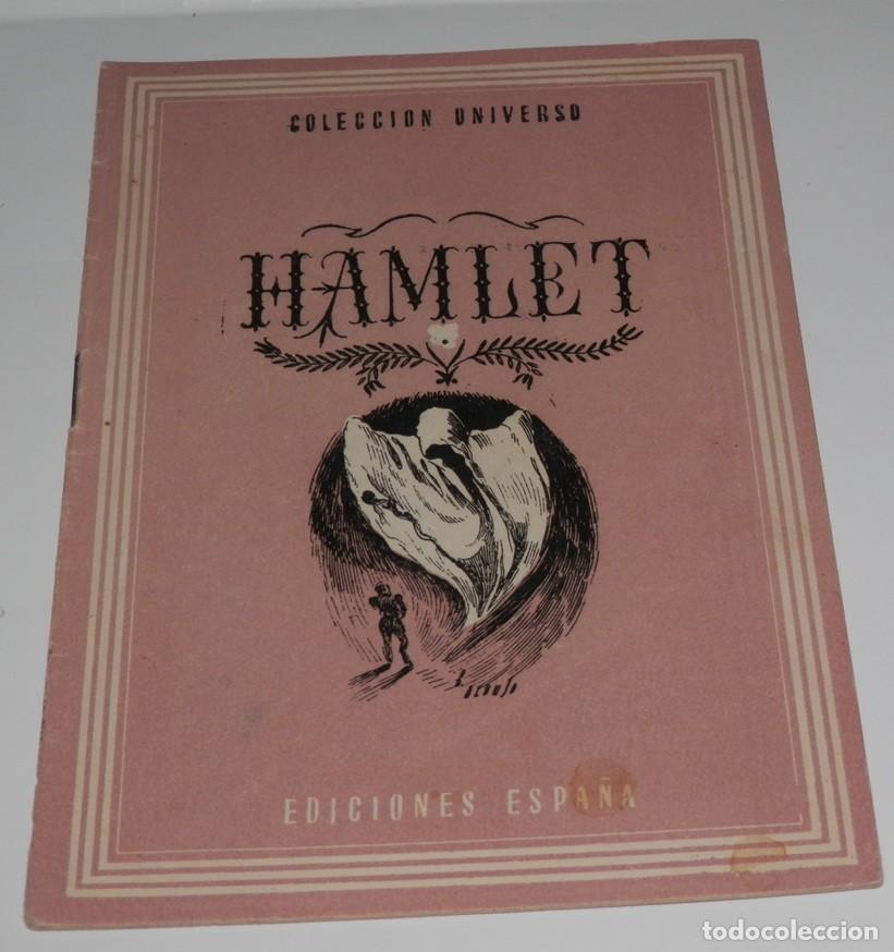 Coleccionismo de revistas y peri&oacute;dicos: REVISTA COLECCION UNIVERSO DE LAS EDICIONES ESPA&Ntilde;A - HAMLET