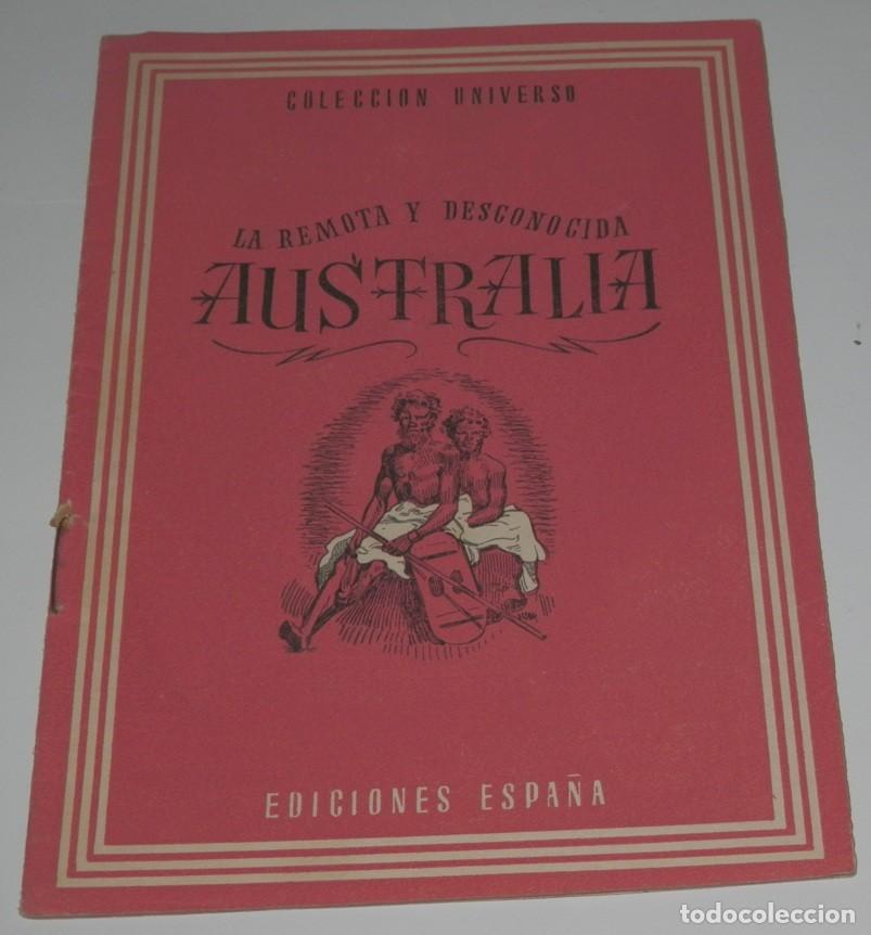 Coleccionismo de revistas y peri&oacute;dicos: REVISTA COLECCION UNIVERSO DE LAS EDICIONES ESPA&Ntilde;A - AUSTRALIA