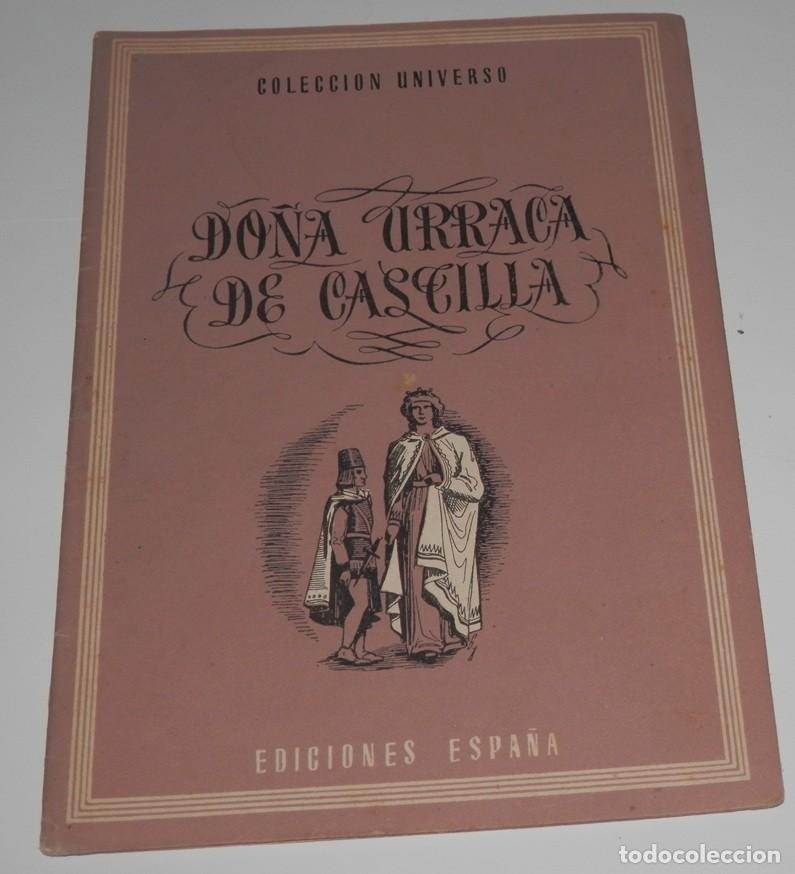Coleccionismo de revistas y peri&oacute;dicos: REVISTA COLECCION UNIVERSO DE LAS EDICIONES ESPA&Ntilde;A - DO&Ntilde;A URRACA DE CASTILLA