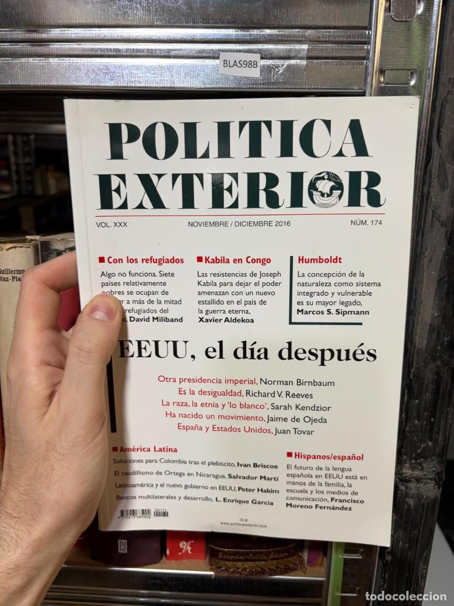Coleccionismo de revistas y peri&oacute;dicos: BLAS98B POLITICA EXTERIOR VOL. XXX NOVIEMBRE / DICIEMBRE 2016 N&Uacute;M. 174
