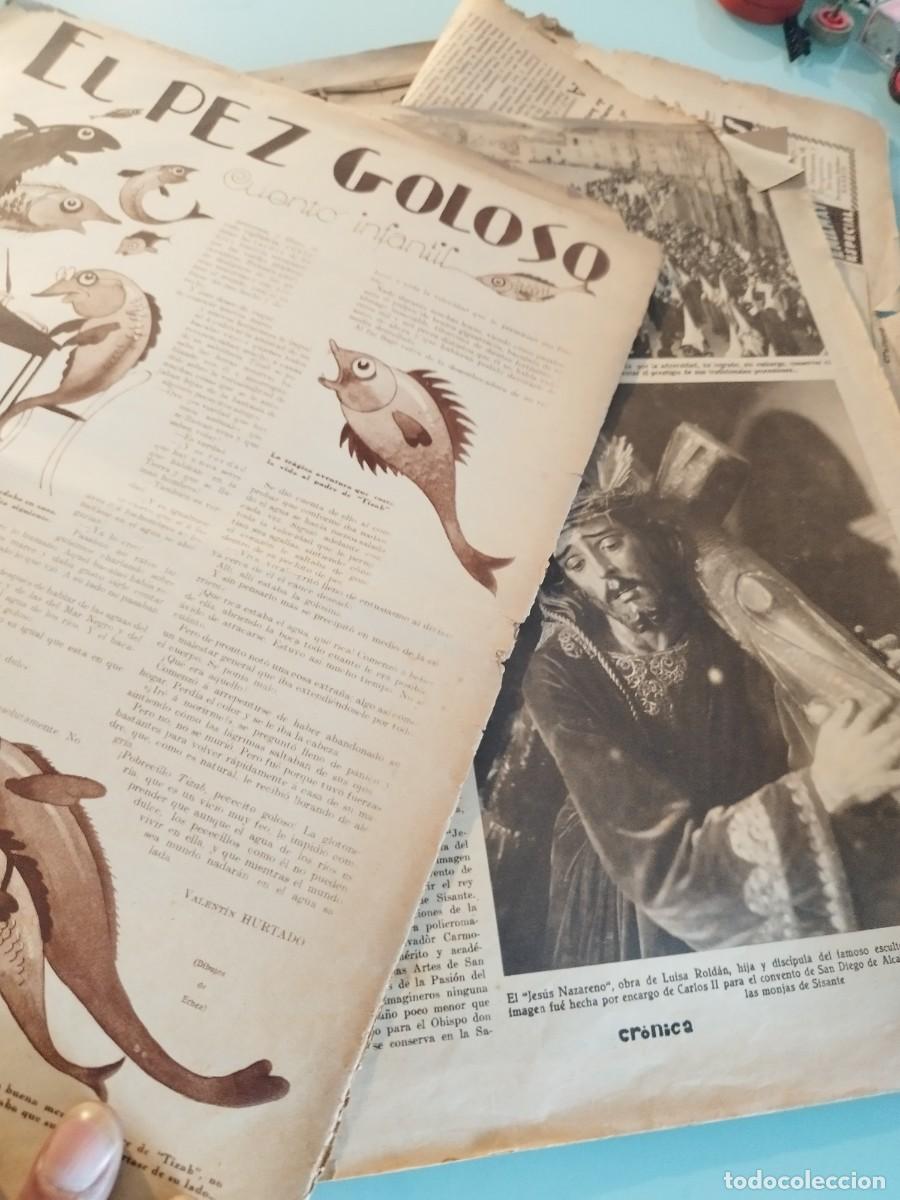 Coleccionismo de revistas y peri&oacute;dicos: Antigua revista cr&oacute;nica. Desencuadernada. No s&eacute; si est&aacute; completa.