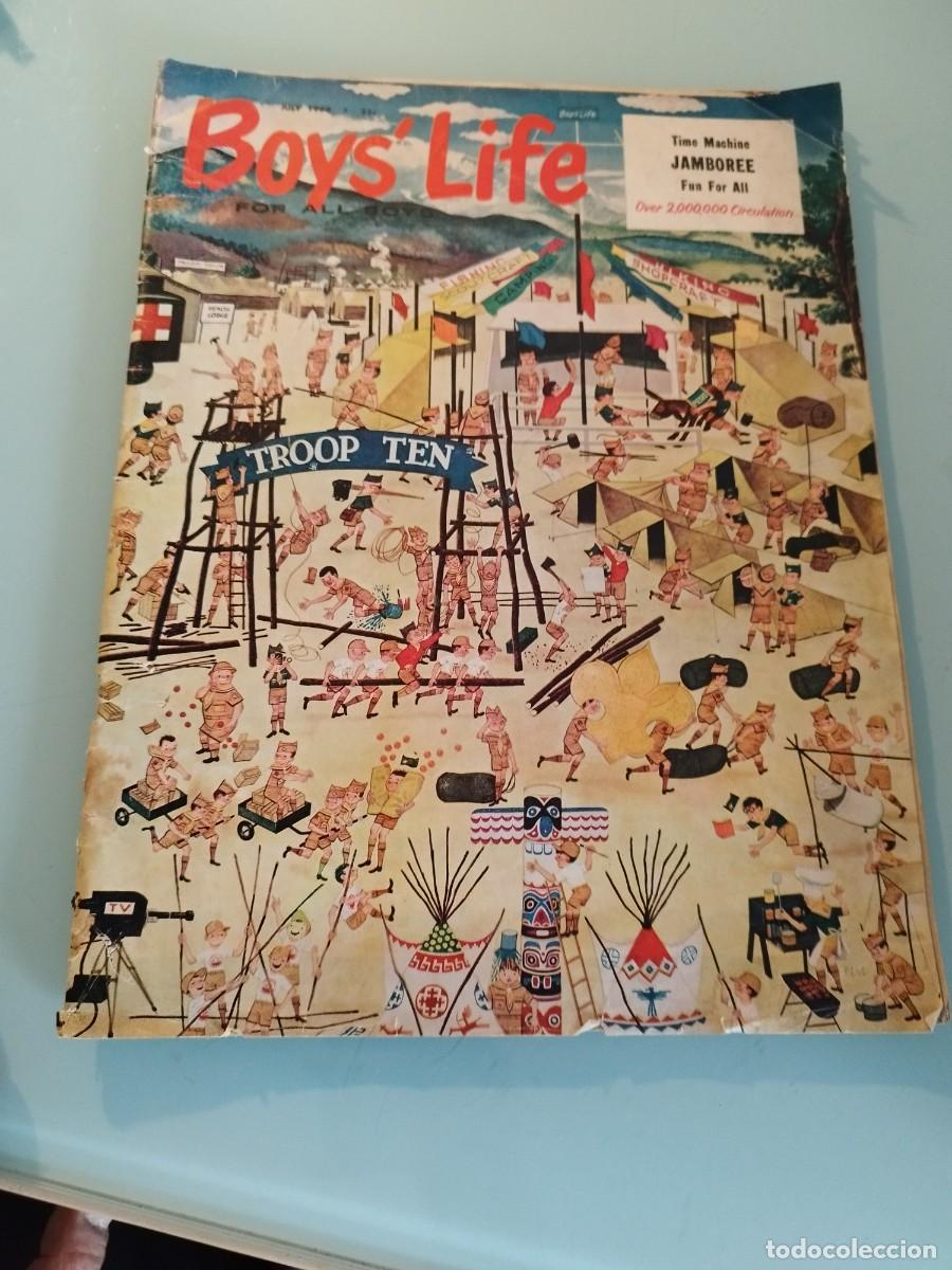 Coleccionismo de revistas y peri&oacute;dicos: Antigua revista BOY SCOUT- 1960 BOYS' LIFE - JULY. Julio 1960