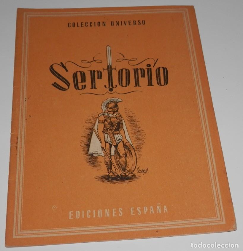 Coleccionismo de revistas y peri&oacute;dicos: REVISTA COLECCION UNIVERSO DE LAS EDICIONES ESPA&Ntilde;A - SERTORIO