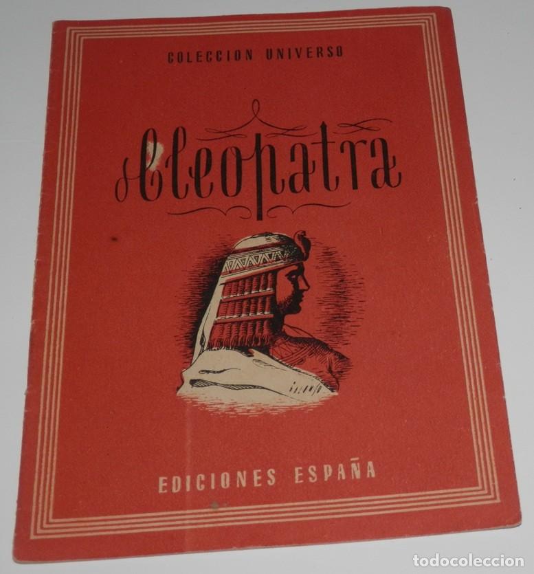 Coleccionismo de revistas y peri&oacute;dicos: REVISTA COLECCION UNIVERSO DE LAS EDICIONES ESPA&Ntilde;A - CLEOPATRA