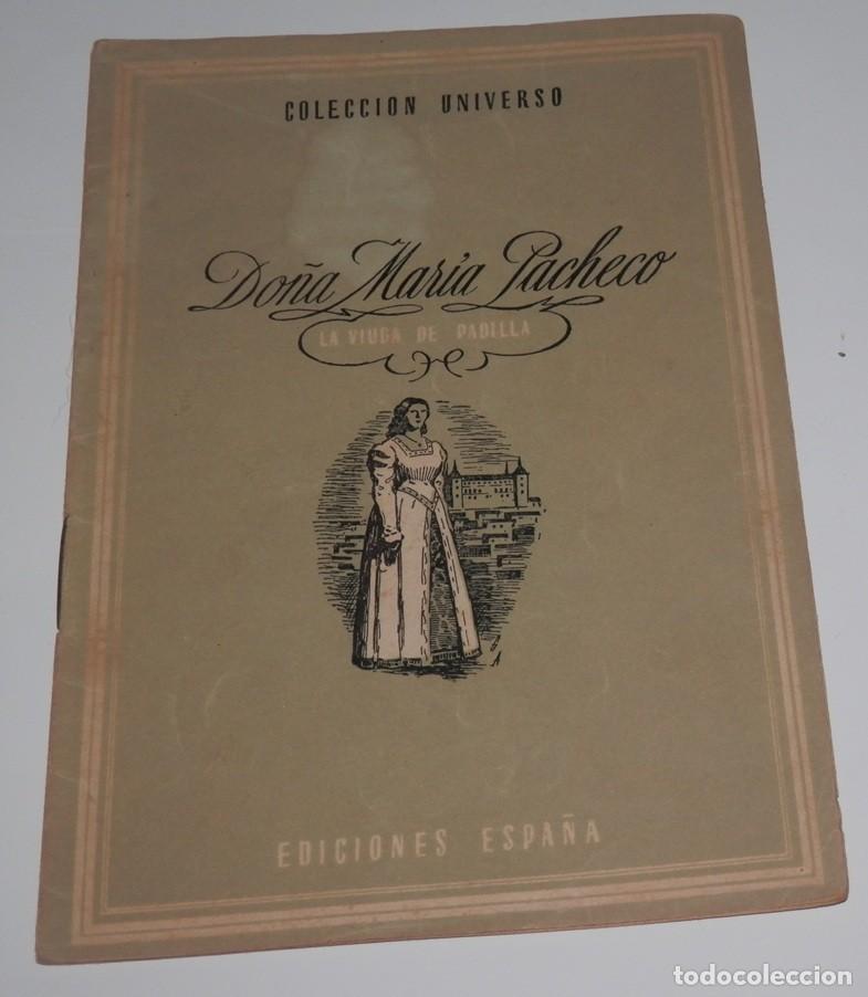 Coleccionismo de revistas y peri&oacute;dicos: REVISTA COLECCION UNIVERSO DE LAS EDICIONES ESPA&Ntilde;A - LA VIUDA DE PADILLA