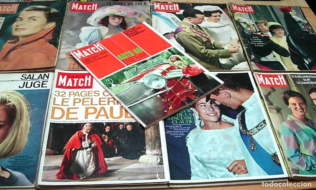 Coleccionismo de revistas y peri&oacute;dicos: Lote de 31 x Revistas Francesas PARIS MATCH 1957-1970
