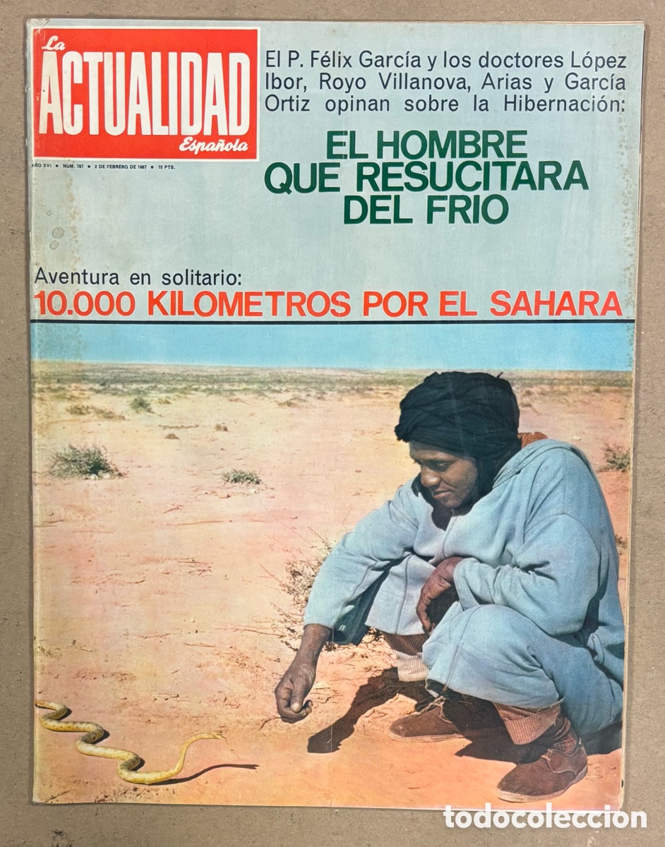 Coleccionismo de revistas y peri&oacute;dicos: LA ACTUALIDAD ESPA&Ntilde;OLA N&deg; 787 (1967). ALFRED HITCHCOCK, LOUIS ARMSTRONG, DAL&Iacute;, CHINA