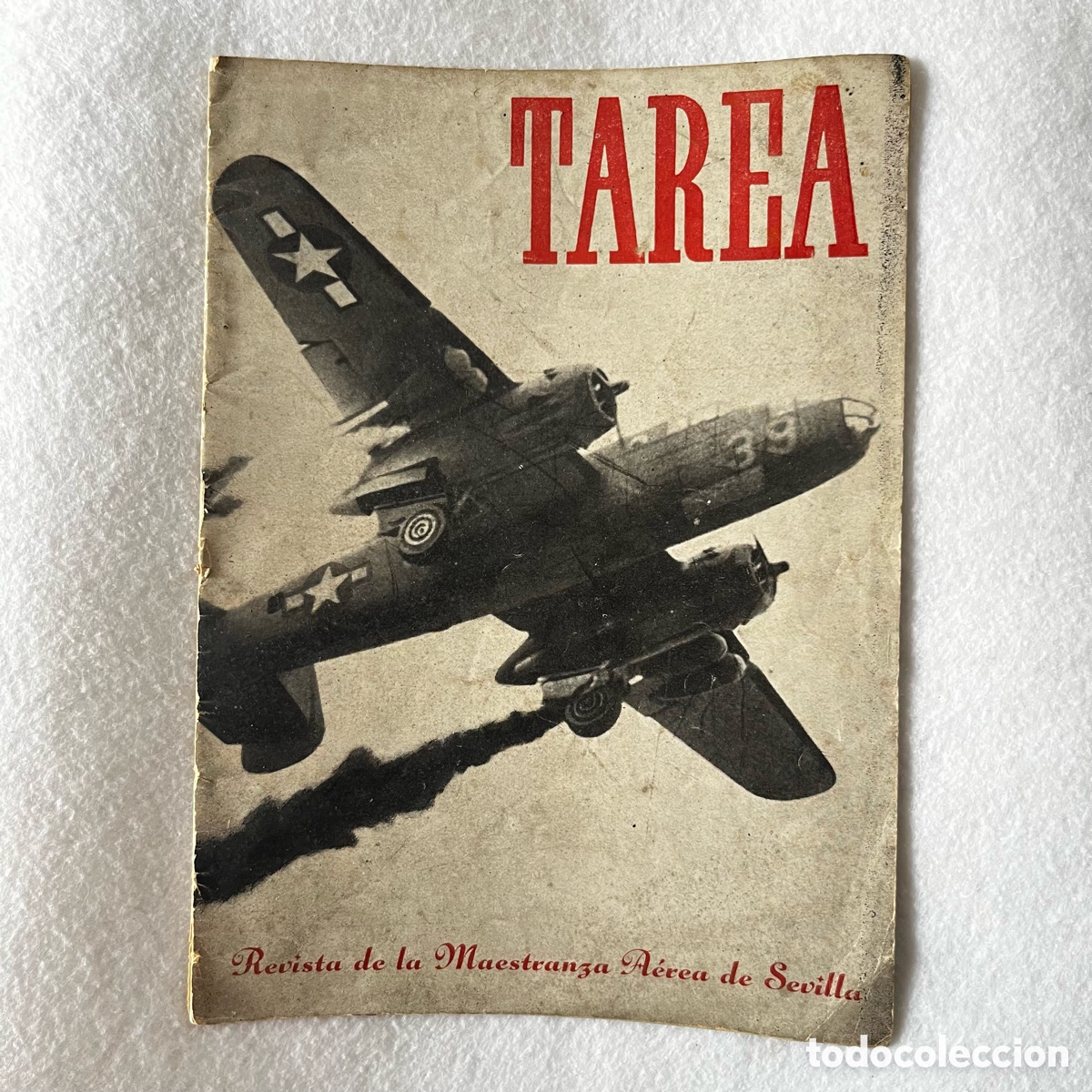 Coleccionismo de revistas y peri&oacute;dicos: MILITAR - EJERCITO AIRE / AVIACI&Oacute;N - REVISTA TAREA / MAESTRANZA A&Eacute;REA SEVILLA