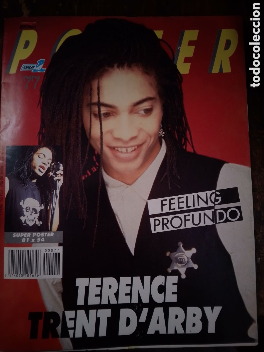 Coleccionismo de revistas y peri&oacute;dicos: ESPECIAL POSTER TERENCE TRENT D'ARBY. 81 X 54 CM. MC. POPULAR 1. 1989