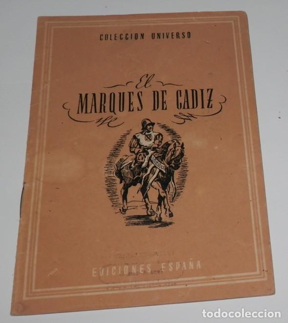 Coleccionismo de revistas y peri&oacute;dicos: REVISTA COLECCION UNIVERSO DE LAS EDICIONES ESPA&Ntilde;A - MARQUEZ DE CADIZ