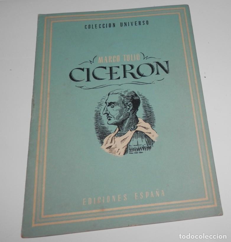 Coleccionismo de revistas y peri&oacute;dicos: REVISTA COLECCION UNIVERSO DE LAS EDICIONES ESPA&Ntilde;A - CICERON