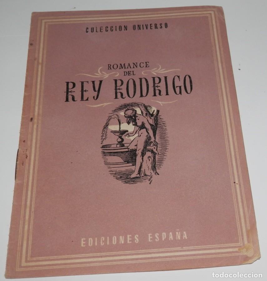 Coleccionismo de revistas y peri&oacute;dicos: REVISTA COLECCION UNIVERSO DE LAS EDICIONES ESPA&Ntilde;A - REY RODRIGO