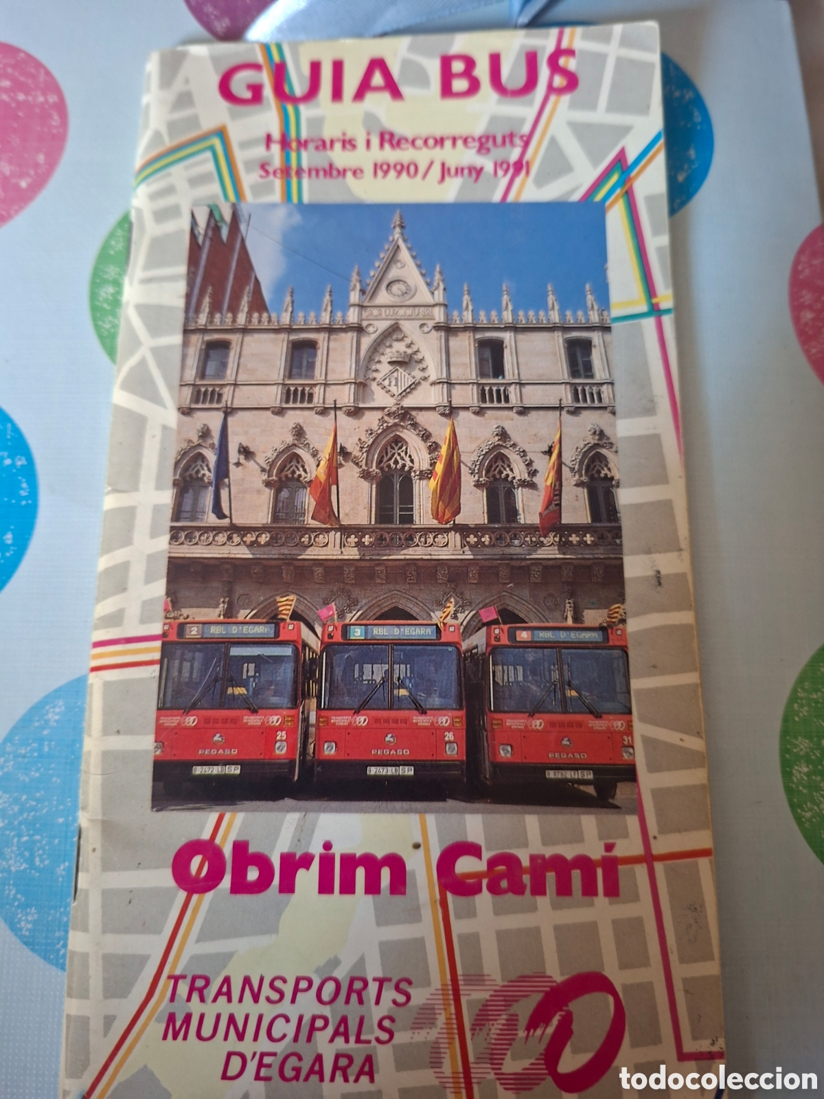 Coleccionismo de revistas y peri&oacute;dicos: Guia bus horaris I recorreguts Terrassa 1990