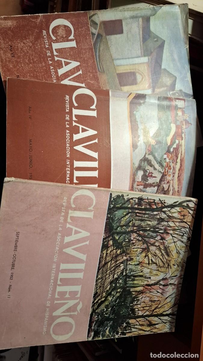 Coleccionismo de revistas y peri&oacute;dicos: Clavile&ntilde;o, revistas numeros 17 - 21 - 42.