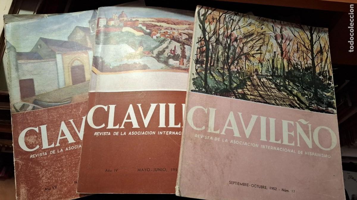 Coleccionismo de revistas y peri&oacute;dicos: Clavile&ntilde;o, revistas numeros 17 - 21 - 42.