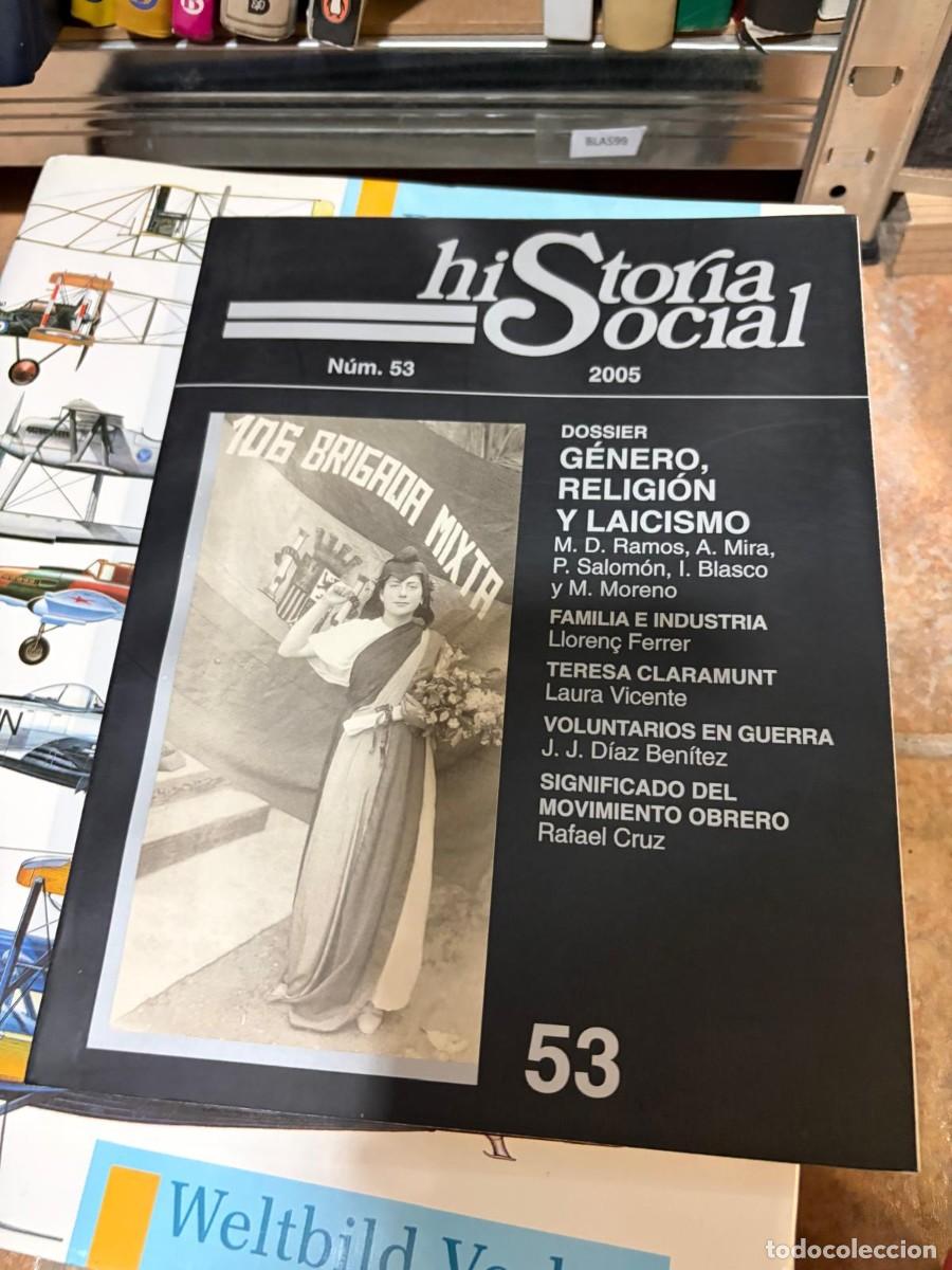 Coleccionismo de revistas y peri&oacute;dicos: BLAS99 - REVISTA HISTORIA SOCIAL N&uacute;m. 53 2005 DOSSIER G&Eacute;NERO, RELIGI&Oacute;N Y LAICISMO