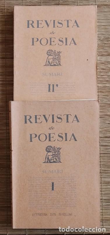 Coleccionismo de revistas y peri&oacute;dicos: REVISTA DE POESIA. Tomo I y II - Aavv - Leteradura - 1978 - Barcelona
