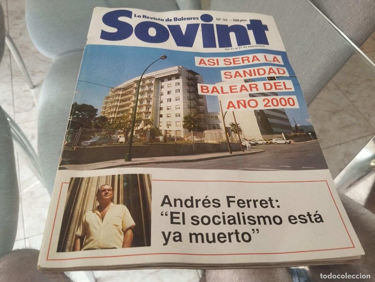 Coleccionismo de revistas y peri&oacute;dicos: SOVINT LA REVISTA DE BALEARES N&deg; 32 ANY 1986. ANDRES FERRET, LLORET, CA'N BARBARA, CAN MAGRANER