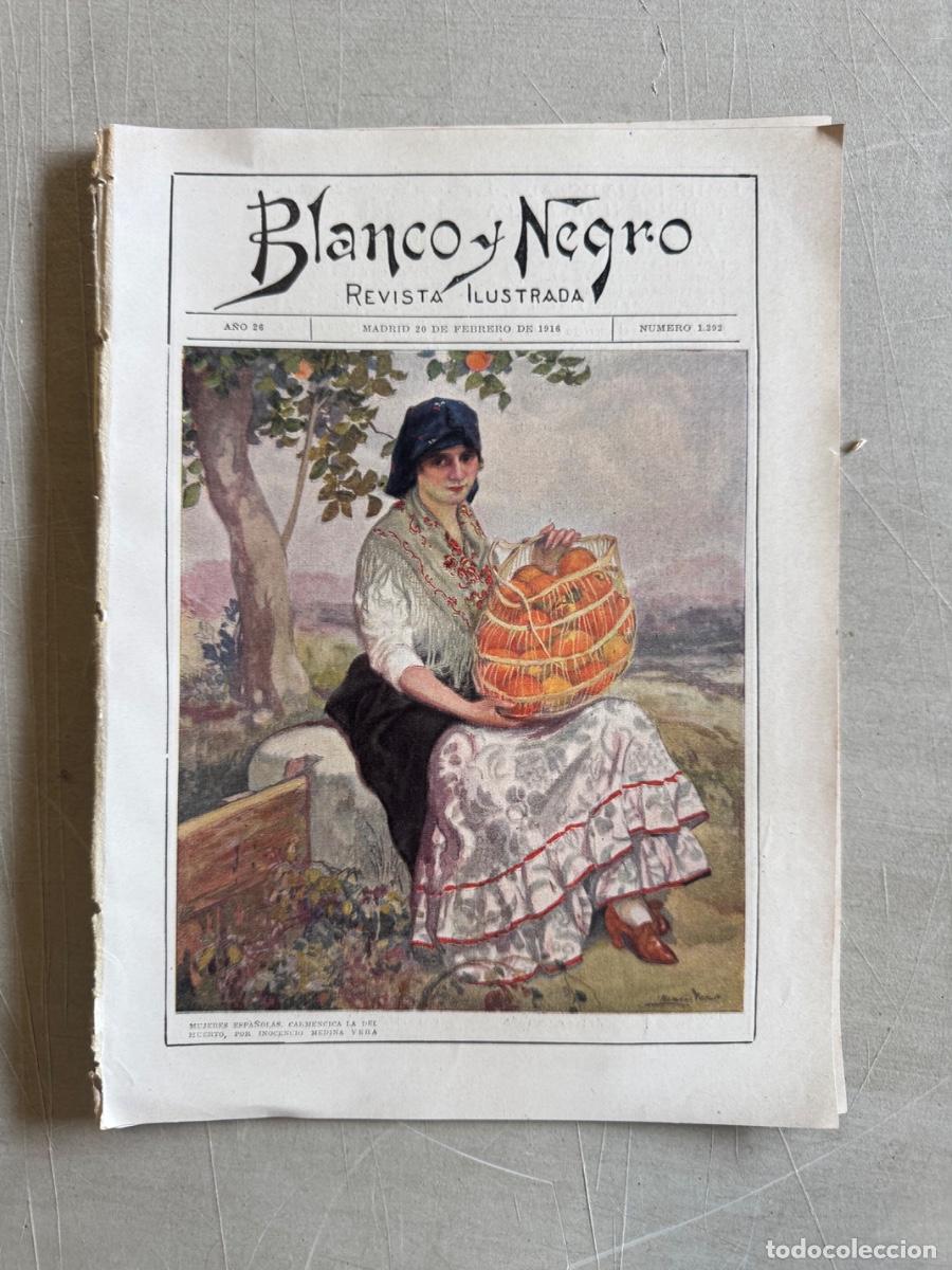 Coleccionismo de revistas y peri&oacute;dicos: Revista Blanco y Negro, Ingleses, Turcos, Guerra, A&ntilde;o 1916