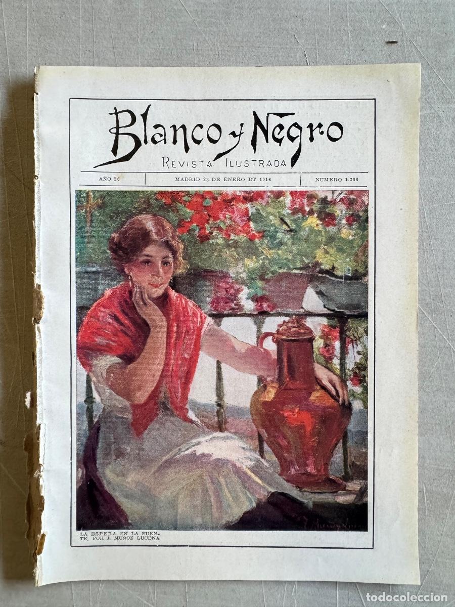 Coleccionismo de revistas y peri&oacute;dicos: Revista Blanco y Negro, Paris, Belgica, A&ntilde;o 1916