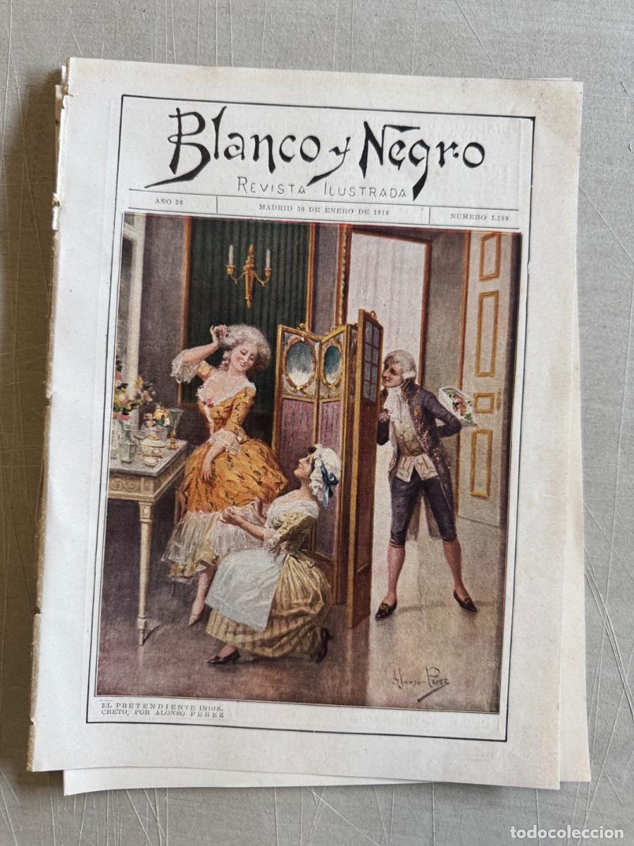 Coleccionismo de revistas y peri&oacute;dicos: Revista Blanco y Negro, Montenegro, Paris, A&ntilde;o 1916