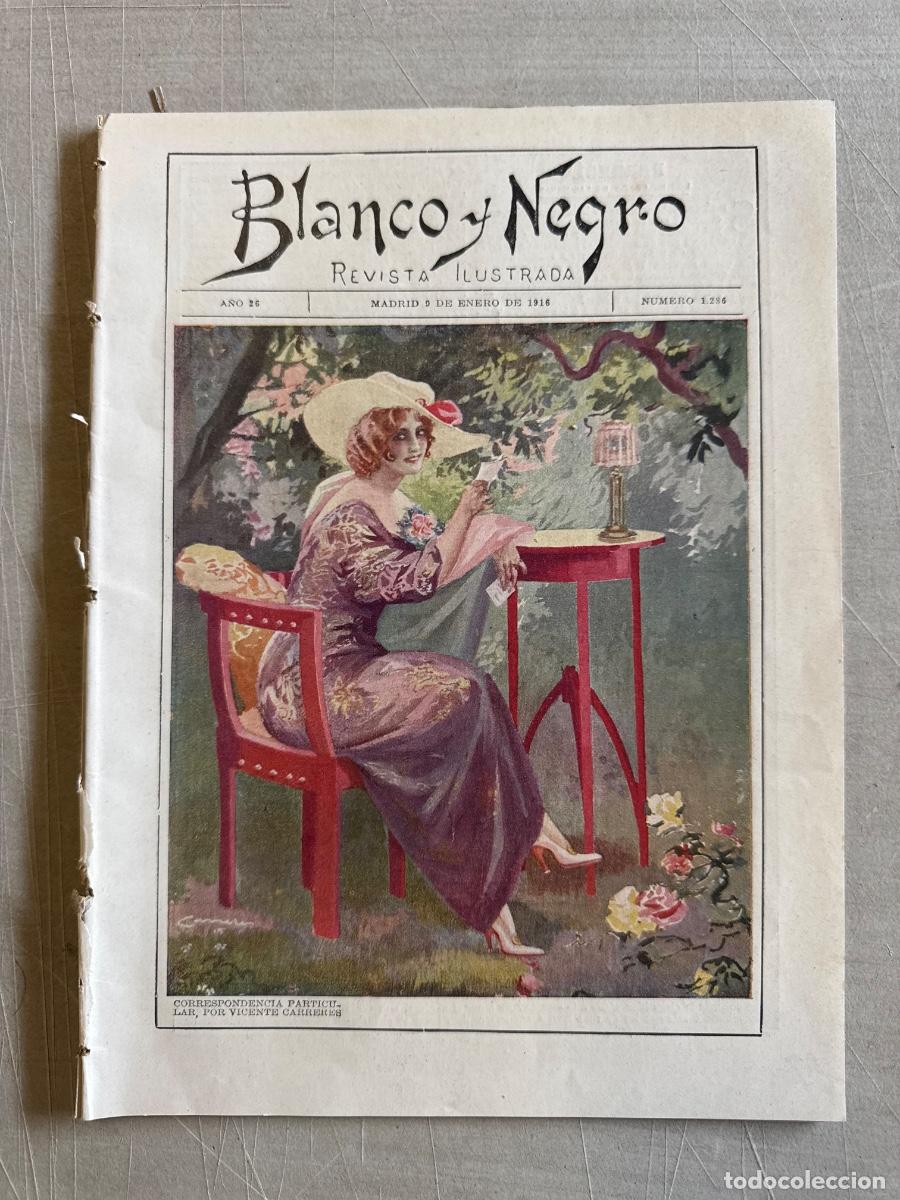 Coleccionismo de revistas y peri&oacute;dicos: Revista Blanco y Negro, Inglaterra, Valencia, Reyes Magos, A&ntilde;o 1916