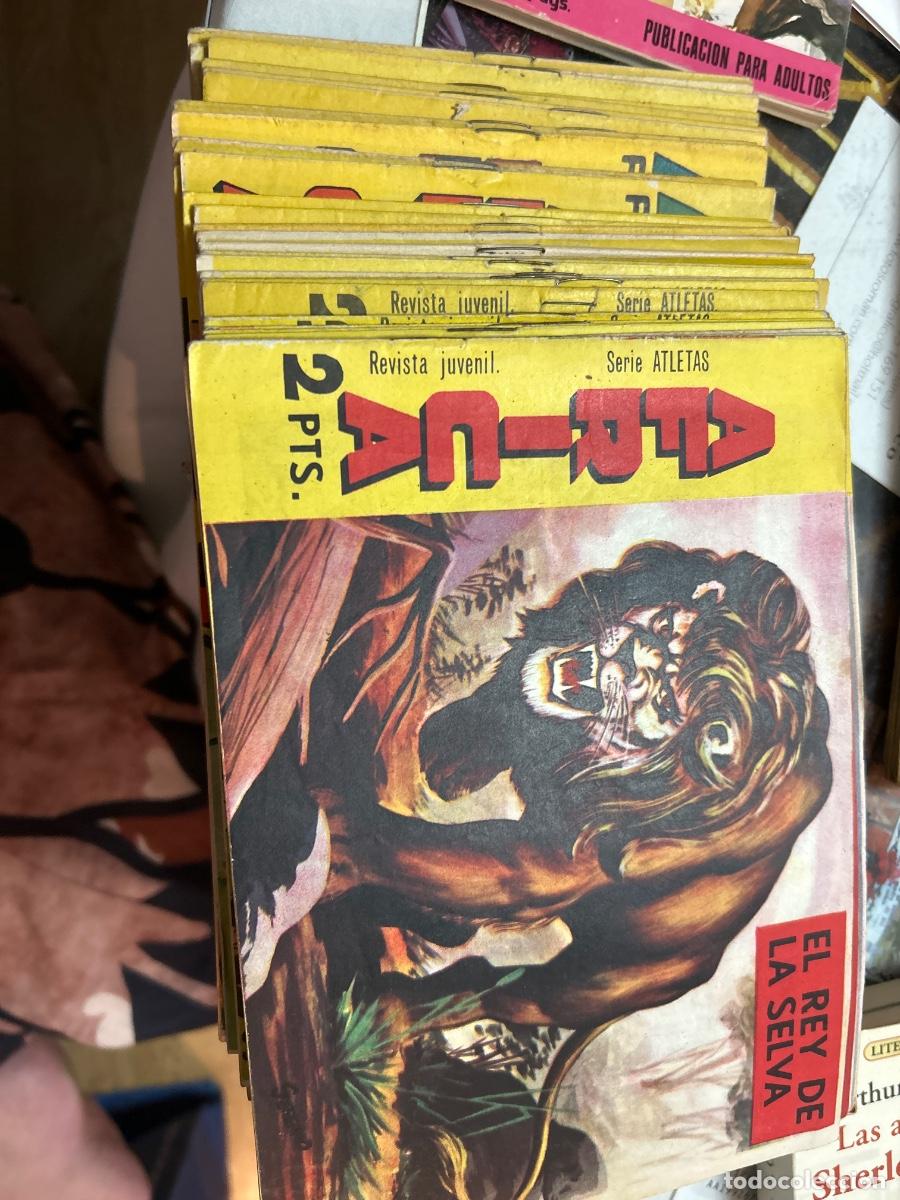 Coleccionismo de revistas y peri&oacute;dicos: Tebeo &Aacute;FRICA. Serie ATLETAS. COMPLETO.