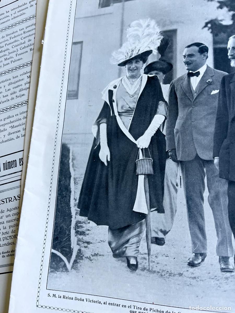 Coleccionismo de revistas y peri&oacute;dicos: La Esfera - foto doble de la Reina Victoria + una parte de un n&uacute;mero incompleto