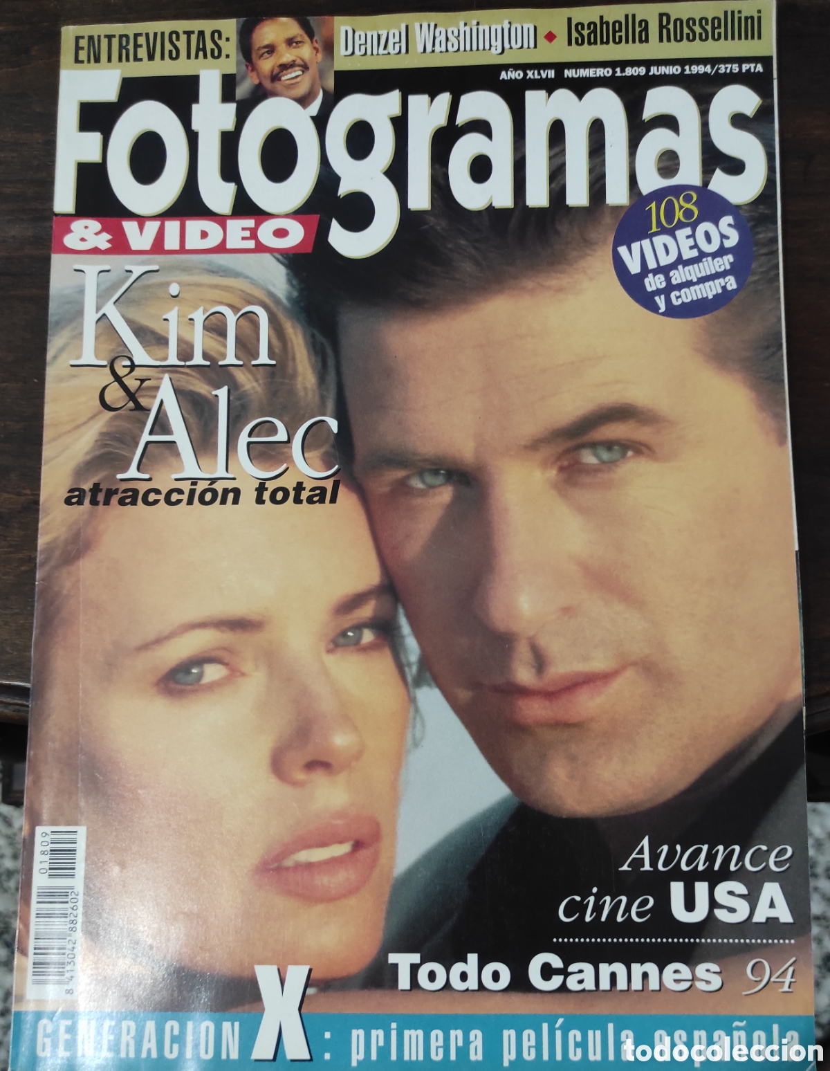 Coleccionismo de revistas y peri&oacute;dicos: Fotogramas N&deg; 1809. Junio 1994.