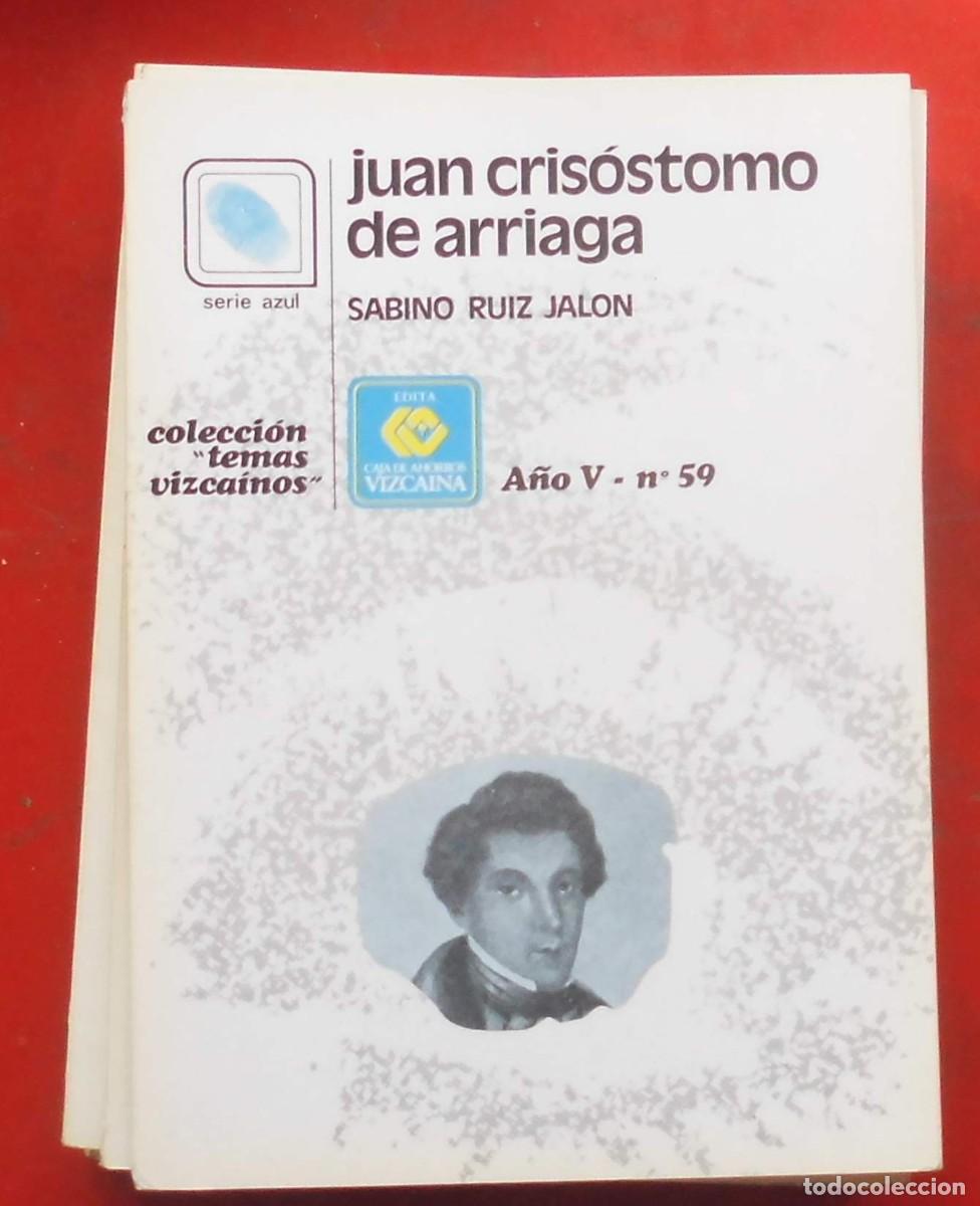 Coleccionismo de revistas y peri&oacute;dicos: TEMAS VISCA&Iacute;NOS. JUAN CRIS&Oacute;STOMO DE ARRIAGA