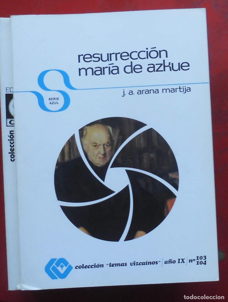 Coleccionismo de revistas y peri&oacute;dicos: TEMAS VISCA&Iacute;NOS. RESURRECCI&Oacute;N MAR&Iacute;A DE AZKUE