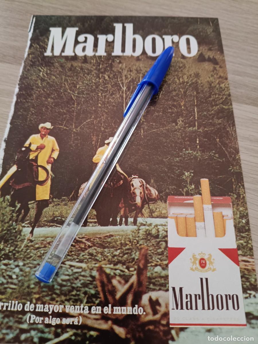 Coleccionismo de revistas y peri&oacute;dicos: PUBLICIDAD ANUNCIO DE TABACO CIGARRILLOS MARLBORO 20X13 CM