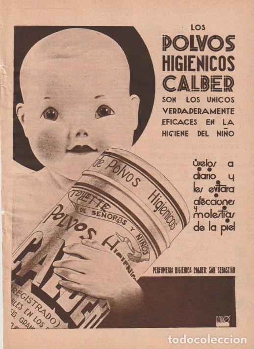 Collection Magazines and Newspapers: Publicidad polvos higi&eacute;nicos CALBER - 1935
