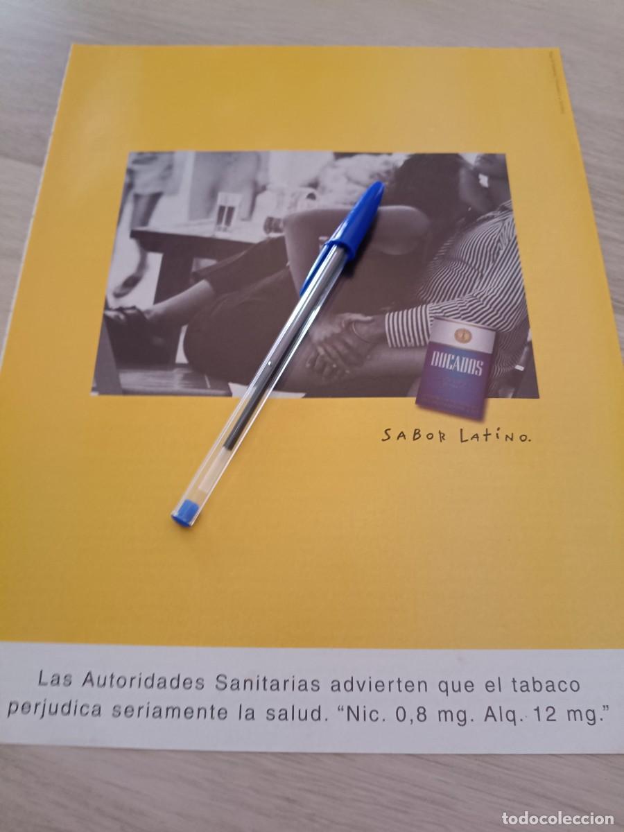 Coleccionismo de revistas y peri&oacute;dicos: PUBLICIDAD ANUNCIO DE TABACO CIGARRILLOS DUCADOS SABOR LATINO 28X22 CM