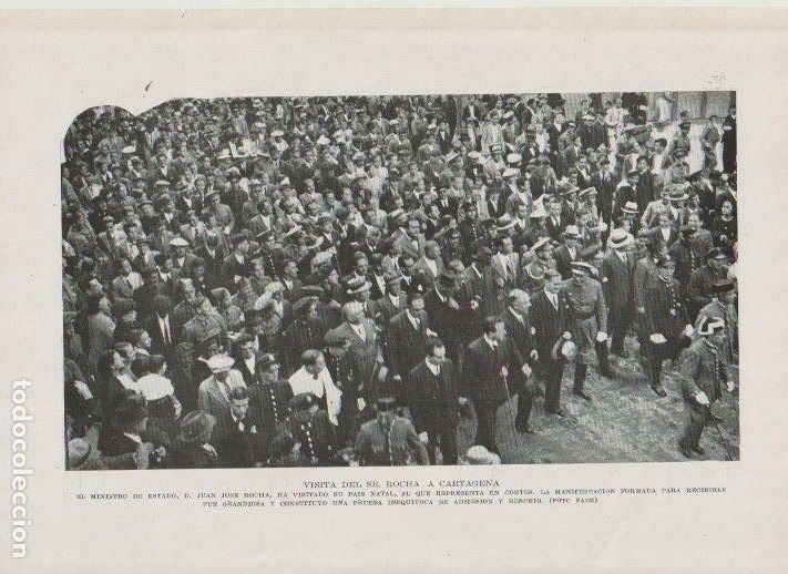 Sammeln von Zeitschriften und Zeitungen: * CARTAGENA * Visita del ministro D. Juan Jos&eacute; Rocha - 1935